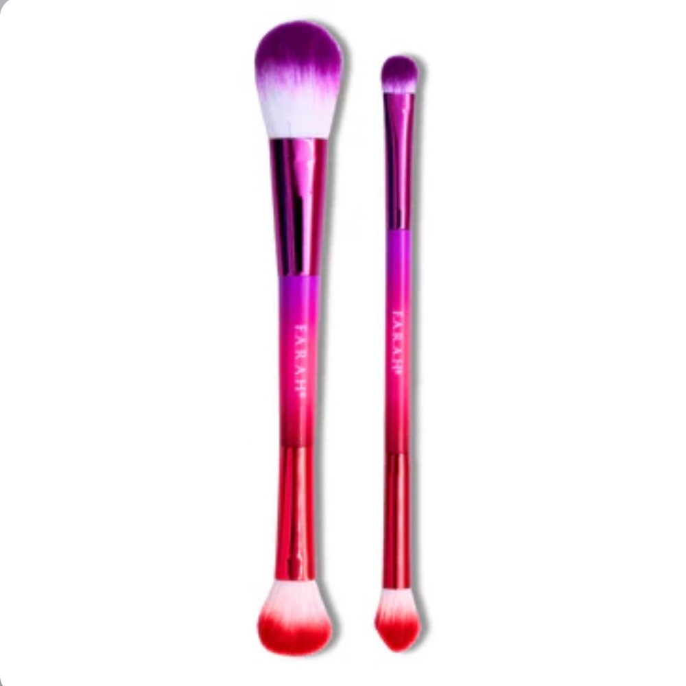 🌸 F.A.R.A.H Shade and Blend Brush + Blush & Highlight Brush - Picture 2 of 2